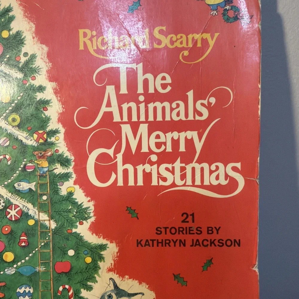 The‎ Animals' Merry Christmas by Richard Scarry (1972, Paperback) Golden Book